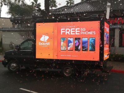 2021 Chevy Express P4.7 LED Mobile Billboard Truck